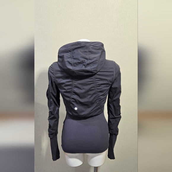 LULULEMON Dance Studio Jacket Hoodie Gray Reversible - Picture 5 of 12